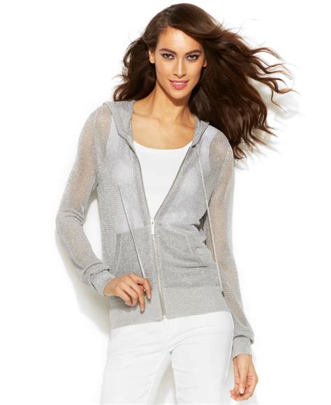 Metallic Mesh Sweater 